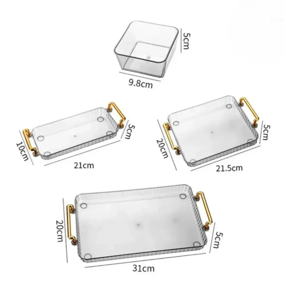 Conjunto de Bandeja e Potes Multifuncional Decovibe