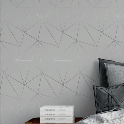 Papel de Parede Zara Silver- Vibe